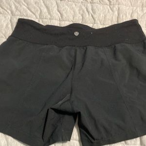 Lululemon black shorts
